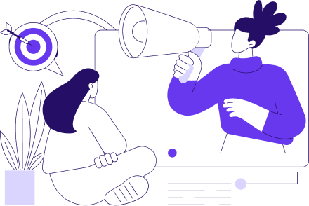 Marketing & Advertising illustration